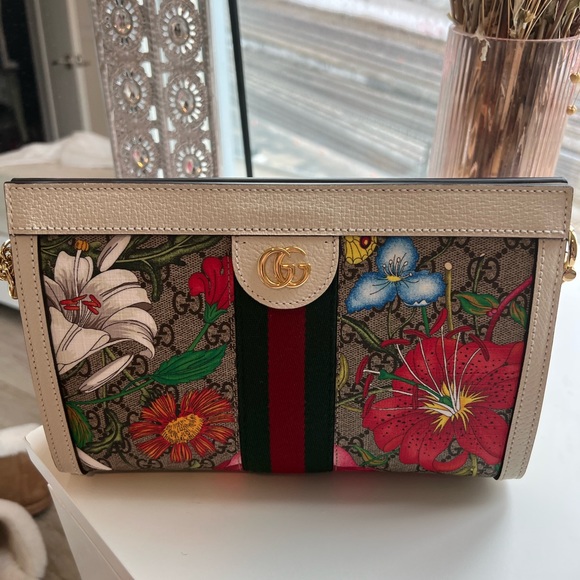 Authentic Gucci Ophidia Flora Shoulder Bag - Picture 3 of 7